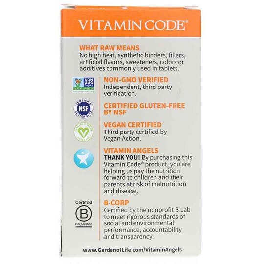 Vitamin Code Raw Vitamin C 500 Mg, GOL